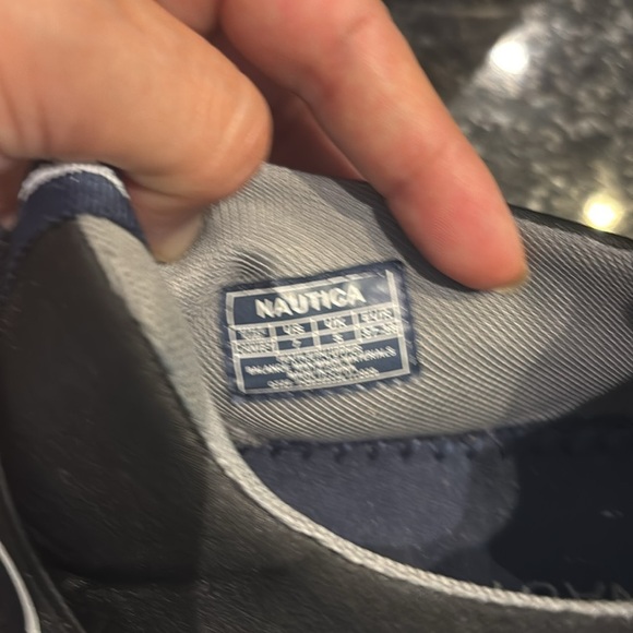 Nautica Black and Gray Knit Slip-On Shoes - Picture 2 of 6